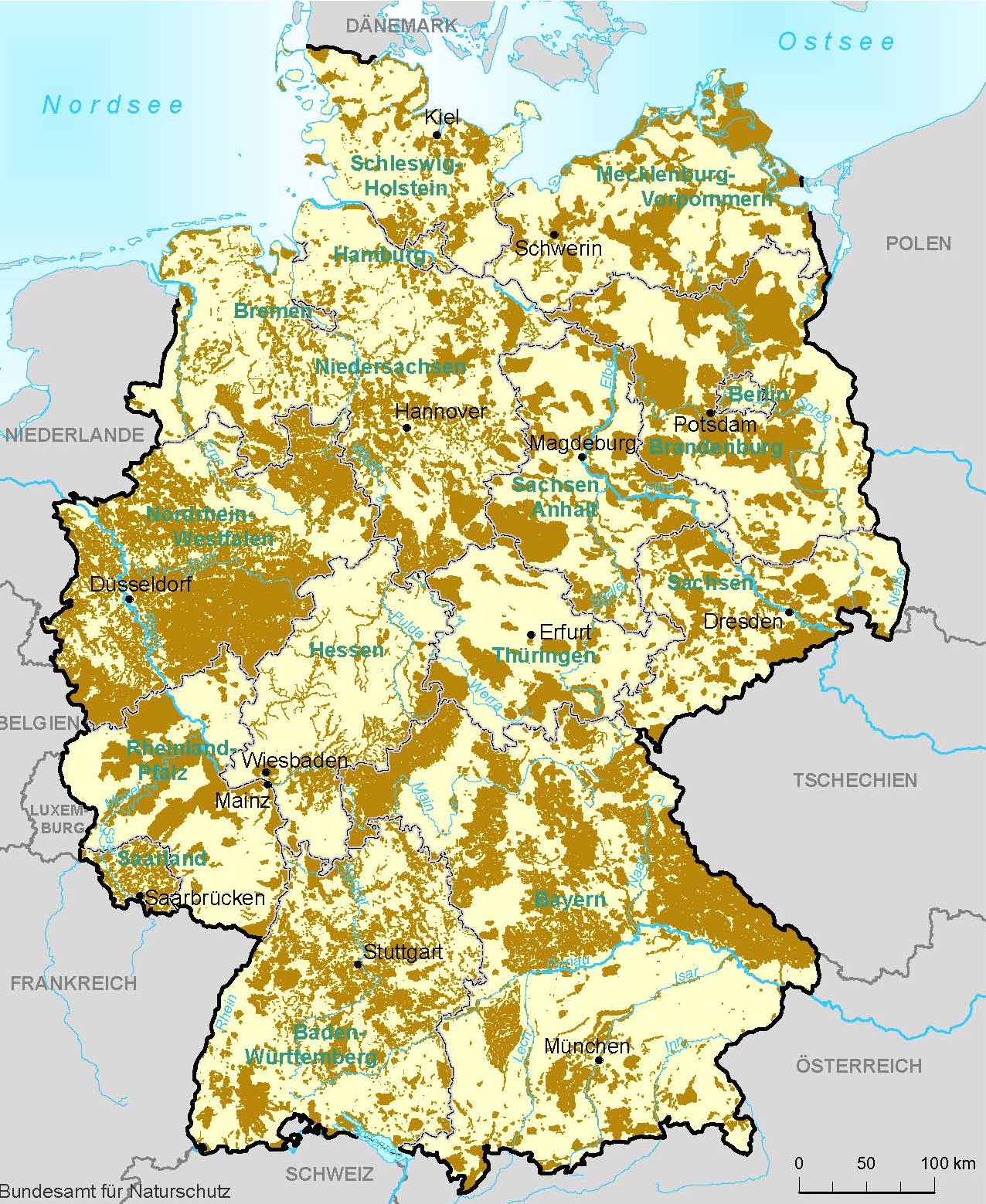 Landschaftsschutzgebiete in Deutschland