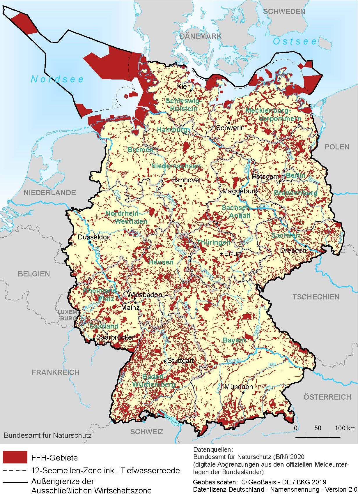 FFH-Gebiete in Deutschland